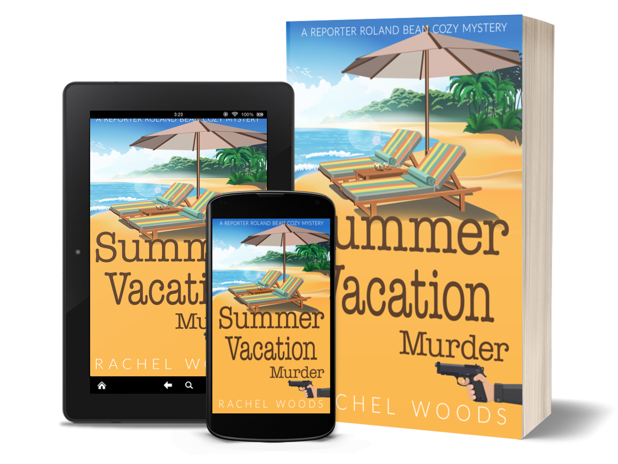 Summer Vacation Murder - Print, Kindle, Phone Mockup - Final